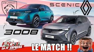 Peugeot 3008 2024 vs. Renault Scenic 2024  Le Comparatif  PJT Express