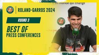 Best of press conferences Round 3  Roland-Garros 2024