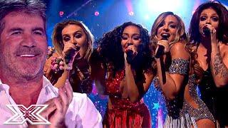 When LITTLE MIX Return To The X Factor Stage To Sing THEIR OWN HITS  X Factor Global