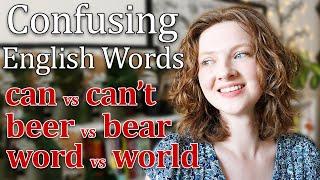The most commonly confused and mispronounced words in English ESSENTIAL LESSON
