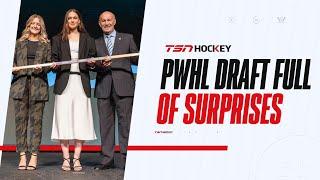 After Fillier went first overall the PWHL draft packed lots of surprises