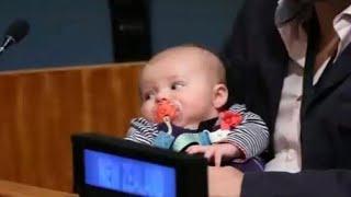 New Zealand PM Jacinda Arderns new baby steals the show at the UN