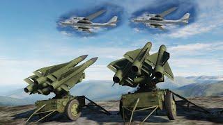 HAWK Air Missile Defense Tu-95 Bombing B-1B Missile Attacks F-15E Bombing - DCS World