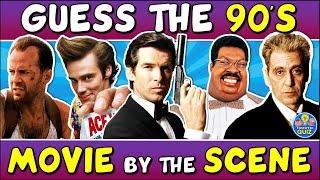 Guess the 90s MOVIES BY THE SCENE QUIZ  PART 2  CHALLENGE TRIVIA
