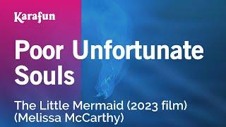 Poor Unfortunate Souls - The Little Mermaid  Karaoke Version  KaraFun