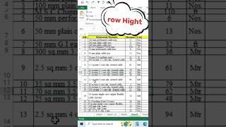 Excel Quick Tip Fit Row Height with Just One Click #excel
