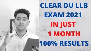 DU LLB 1 MONTH PREPARATION STRATEGY 2021  How to Study  What to Study  Mission Admission #6