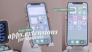 10 apps & extensions YOU NEED as a student in 2022‍ studying productivity habits