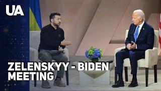 New Defense Package and Strengthening Ukraines Air Defense - meeting of Zelenskyy and Biden