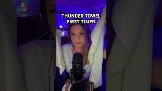 ASMR How to Thunder Towel #asmrvideo