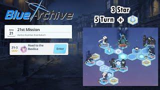 Blue Archive Global - Story Stage Hard 21-3 3 Star & 5 Turn Clear + Pyro Box