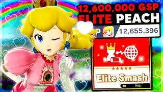This is what a 12600000 GSP Peach looks like in Elite Smash