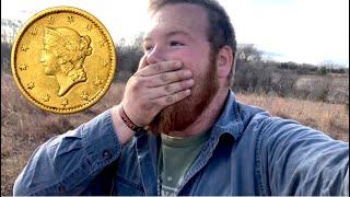 UNREAL Actual GOLD TREASURE FOUND on the Oregon Trail Metal Detecting