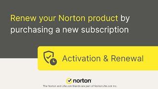 RENEW YOUR NORTON PRODUCT BY PURCHASING A NEW SUBSCRIPTION