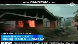 MAMUJU SULBAR RUMAH KADES TERBAKAR