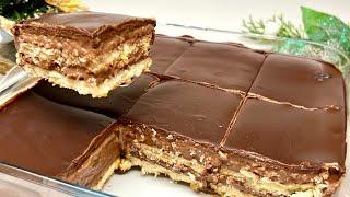 Schokoladen dessert in 5 Minuten Ohne Backen und Gelatine Ohne Schlagsahne und Kondensmilch