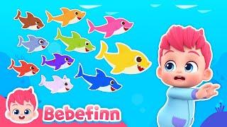 EP121   Ten Little Sharks  Bebefinn Nursery Rhymes for Kids