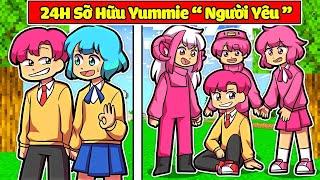 HIHA THỬ THÁCH 24H SỞ HỮU NGƯỜI YÊU TRONG MINECRAFT*HIHA SỞ HỮU YUMMIE 