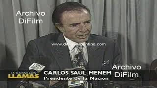 Carlos Menem detencion de Gorriaran Merlo en Mexico 1995