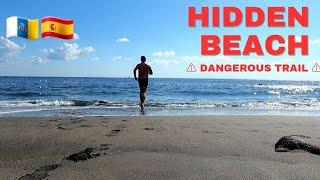 Hiking to the most SECLUDED BEACH on TENERIFE Dangerous Trail 