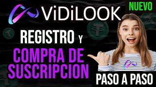 ViDiLOOK REGISTRO y COMPRA DE SUSCRIPCIONPASO a PASO GANA $4.65 DIARIO VIENDO ANUNCIOS 