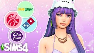 Recreating ICONIC fast food chains as characters in the Sims 4 Sims 4 CAS