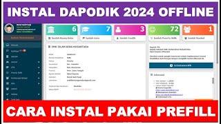 CARA UPDATE DAPODIK 2024 REGISTRASI OFFLINE PAKAI PREFIL