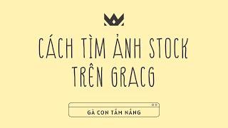 Cách tìm ảnh stock trên Gracg