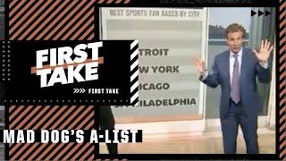 Mad Dogs UNREAL A-List Best sports fan bases by city  First Take