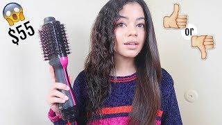 TESTING REVLON ONE STEP HAIR DRYER AND STYLER ON CURLY HAIR - HONEST REVIEW