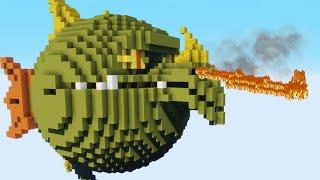 Minecraft vs PvZ – SNAP DRAGON  BANANA LAUNCHER  EMPeach