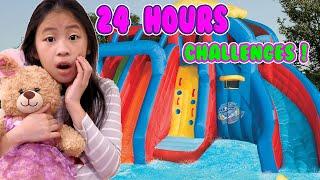 24 Hour Challenge in a Giant Bounce House