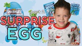 Zuru Smashers HUGEEEE Dino Ice Age SURPRISE EGG Unboxing Review  Over 25 Surprises  Episode 2