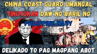 Chinese Coast Guard Ikinalat sa dagat ang pagkain at gamot ng mga sundalo ng pilipinas