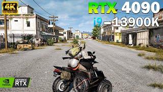 PUBG PC  RTX 4090 24GB  4K  ULTRA Settings Performance Test