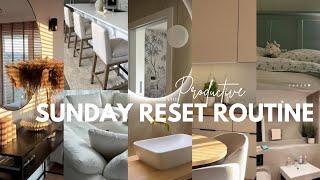 SUNDAY RESET ROUTINEWeekend reset Bedroom Deep Cleaning Fridge restock & Cleaning Life reset.