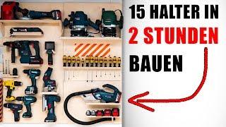 So schnell baut man 15  Werkzeughalter