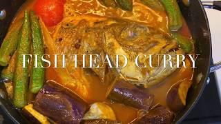 FISH HEAD CURRY Easy Recipe  HOW TO MAKE FISH CURRY