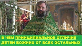 В чем ПРИНЦИПИАЛЬНОЕ ОТЛИЧИЕ детей Божиих от всех остальных? Священник Валерий Сосковец