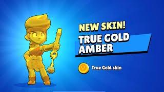 Favourite Brawler Gold Skin Amber