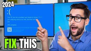 FIX Critical Process Died Blue Screen Error Your PC RAN into Problem on Windows 10 &11 2024