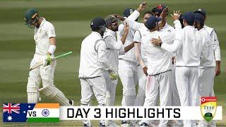 Superb India take control after Aussie batting disaster  Vodadone Test Series 2020-21