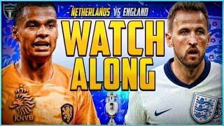 Nail-biting Euro 2024 Semi-Final Netherlands vs England Watchalong