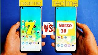 Realme Narzo 30 vs Realme 7 Speed Test & Camera Comparison  Narzo 30 vs Realme 7  Full Comparison