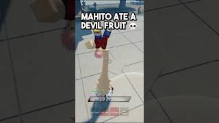 Mahito ate a devil fruit  #roblox #thestrongestbattlegrounds #saitamabattlegrounds #shorts #funny