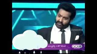 Jr. NTR asking Ramcharan relationship with pawankalyan.