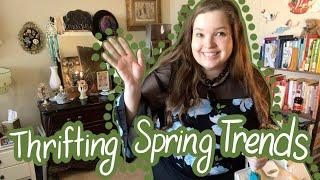 Thrifting Spring Trends 2021  Thrift With Me  Plus Size Try On & Haul
