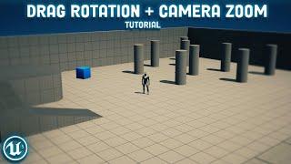 UE5 Enhanced top-down template tutorial camera rotation + zoom