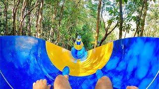 Worlds Longest Waterslide at Escape Theme Park in Malaysia 1.1km