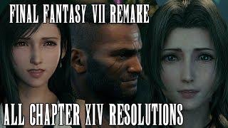 Choices Matter - All Chapter 14 Resolution Scenes  Final Fantasy 7 REMAKE in 4K  SPOILERS